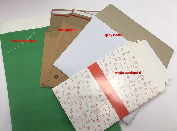 Kundenspezifische Papp-Kraftpapier-Umschlag-Druckservices selbstdichtendes Eco freundlich